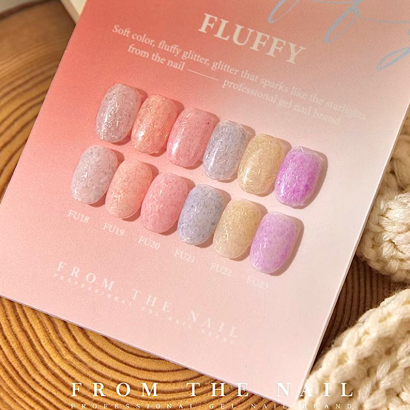 Sơn gel From The Nail set Fluffy sơn lông nhũ Hàn quốc