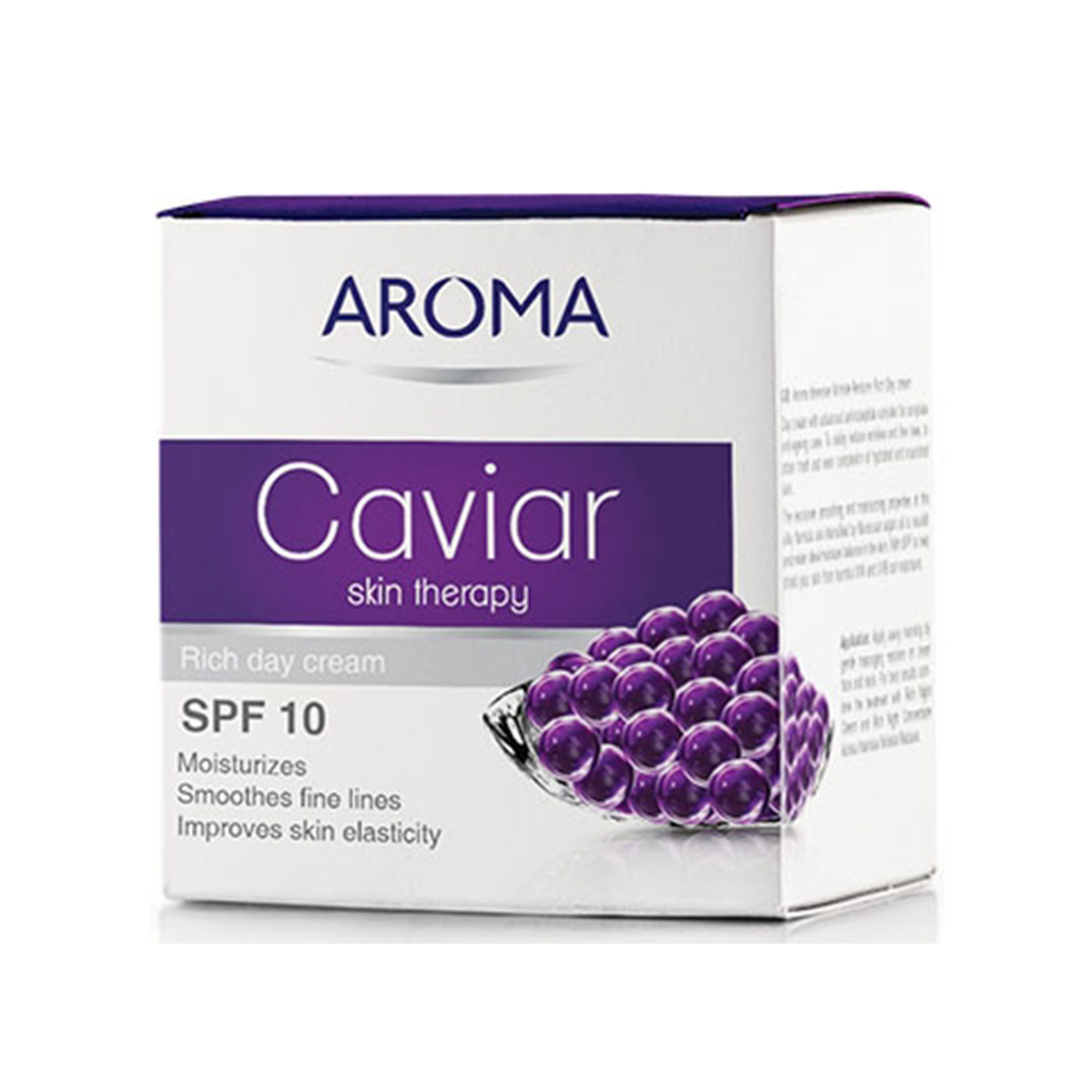 Kem Dưỡng Da AROMA Chiết Suất Trứng Cá Caviar Cho Làn Da Mịn Màng Tươi Sáng 50ml