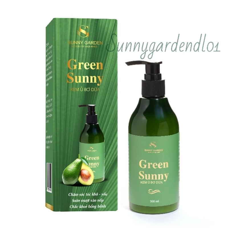Kem ủ xả Bơ Macca Green Sunny dưỡng tóc, phục hồi hư tổn Sunny Garden Việt Nam 300ml