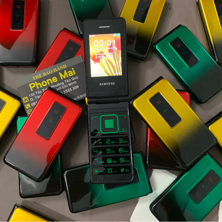 Điện Thoại Sam Sung Nắp Gập T - 320E 2Sim - Máy Mới 100% FullBox - Chữ To Dễ Sử Dụng Người Già - Bảo hành 12 tháng