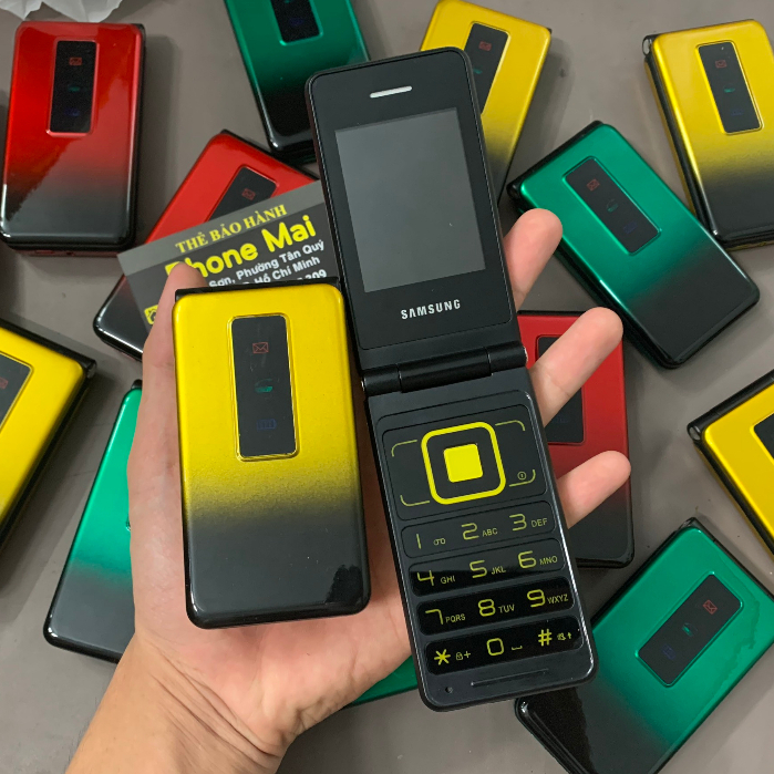 Điện Thoại Sam Sung Nắp Gập T - 320E 2Sim - Máy Mới 100% FullBox - Chữ To Dễ Sử Dụng Người Già - Bảo hành 12 tháng