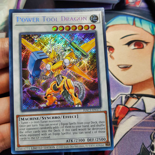 Thẻ bài Yugioh chính hãng | Power Tool Dragon | HAC1 Secret Rare