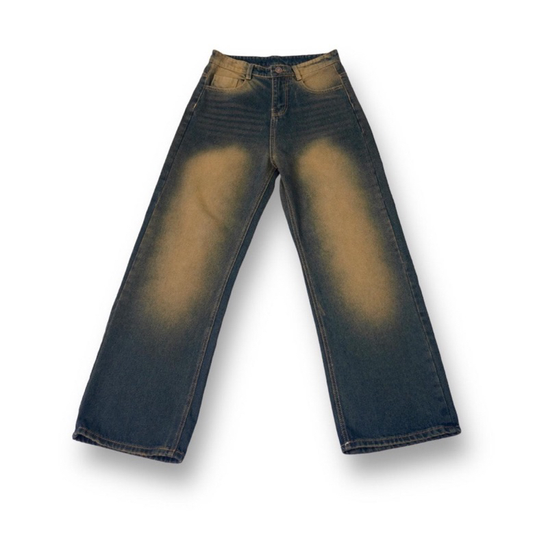 Quần Jean Ống Rộng Nam Nữ Unisex WASH 3 Màu phong cách