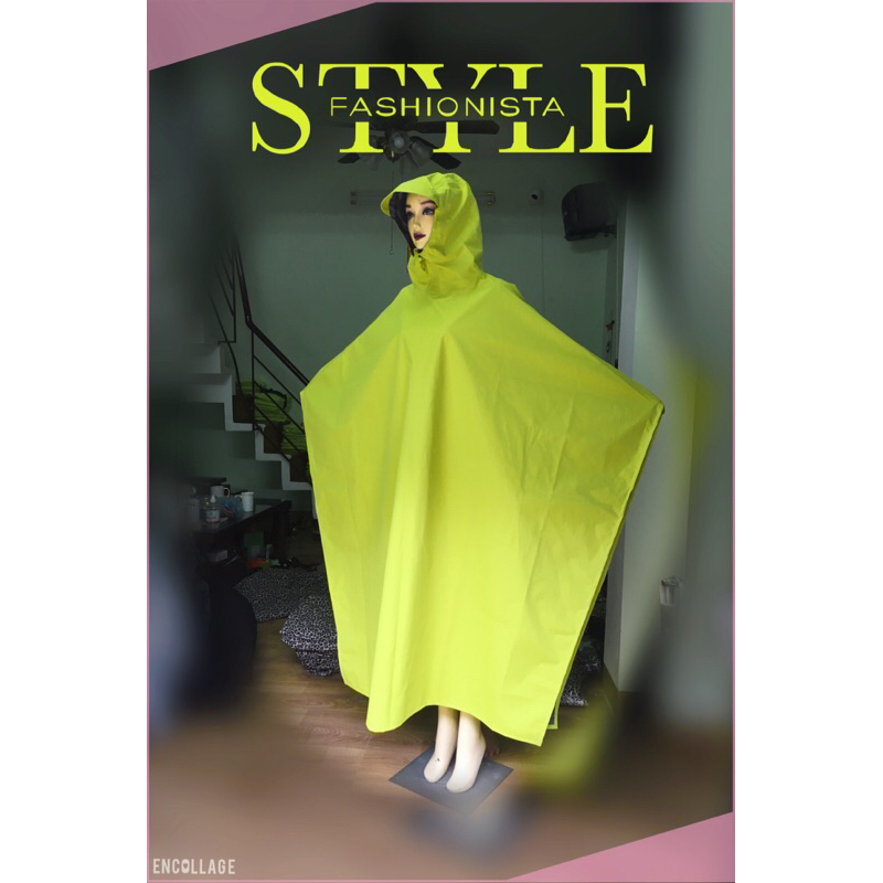 Áo mưa cánh dơi không kính vải tráng mủ cao su Hàn Quốc siêu to Shop Rồng88