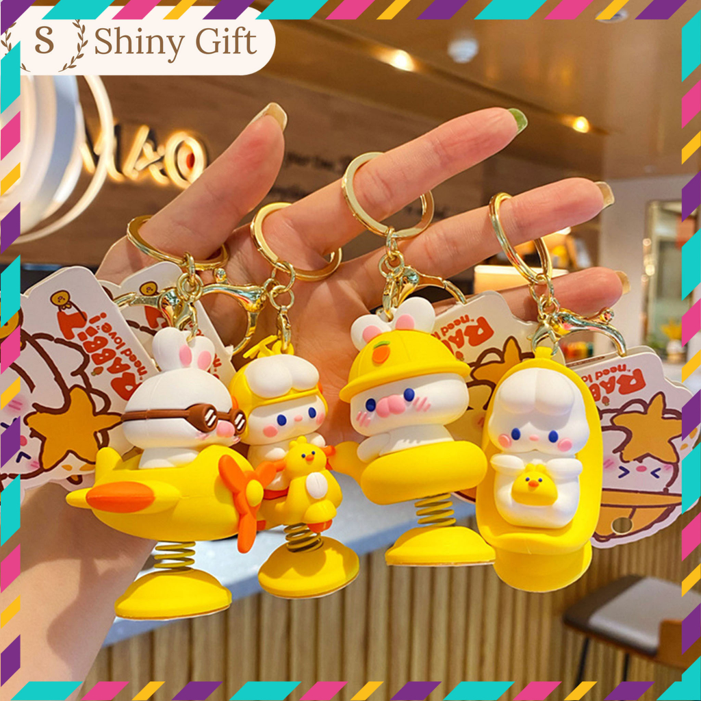 Móc khóa anime cute nhân vật hoạt hình siêu dễ thương, móc balo, chìa khóa