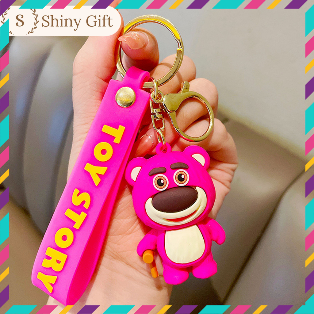 Móc khóa anime cute nhân vật hoạt hình siêu dễ thương, móc balo, chìa khóa