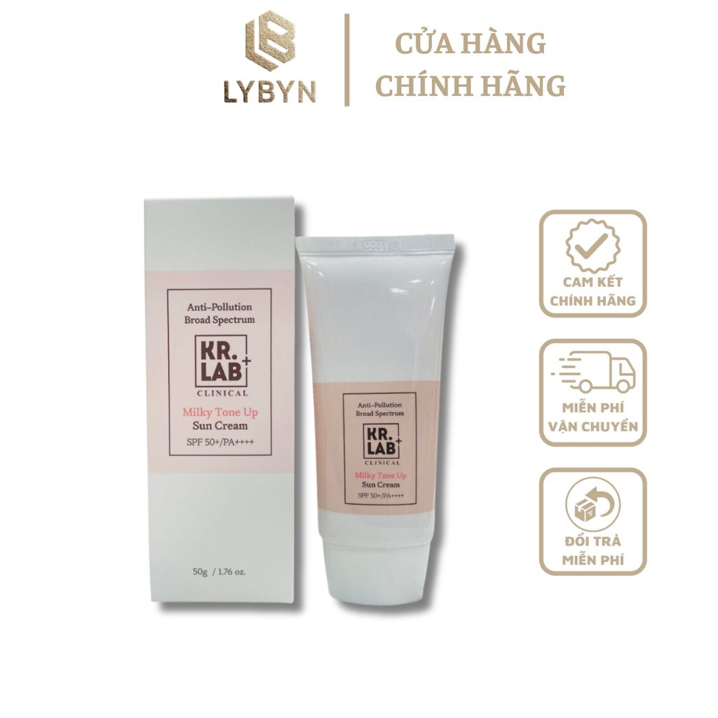 Kem Chống Nắng Kr.Lab Nâng Tông Kháng Nước Kiềm Dầu Bản Mới Nhất