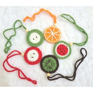 Túi tỏi cho bé _ Túi tỏi handmade hình trái cây dành cho bé