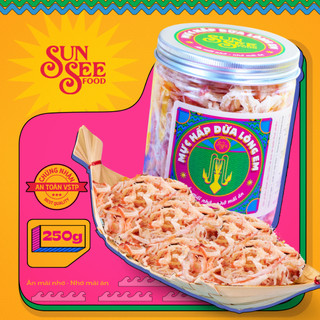 Khô mực hấp nước dừa xé sợi | Ăn vặt thơm ngon - Đồ ăn vặt SunSee Food