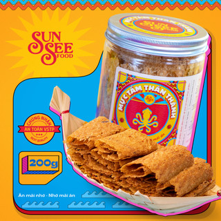 Khô mực cán tẩm gia vị - đồ ăn vặt | sunsee food