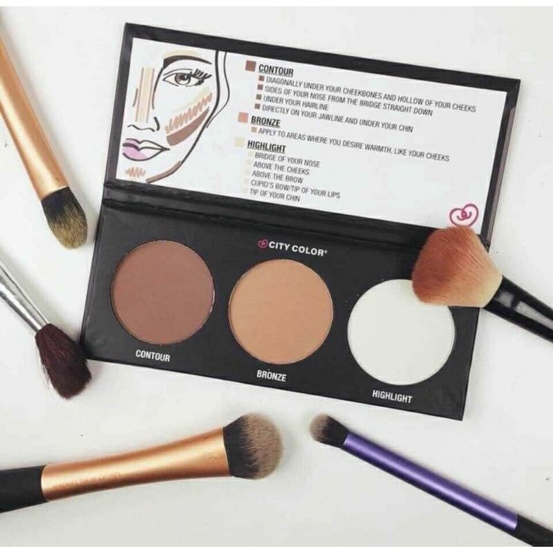 Bảng tạo khối 3 ô City Color Contour Effects Palette