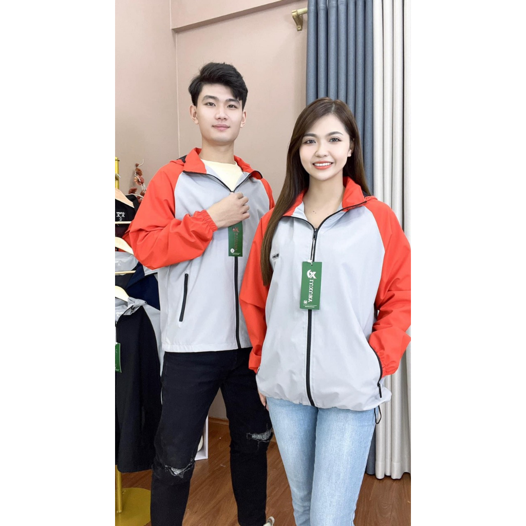 Áo khoác gió nam nữ, áo khoác gió nam nữ PHỐI MÀU thời trang  - Zun Shop
