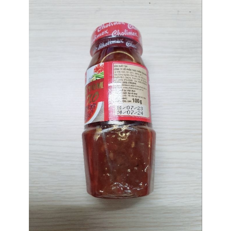 Sa tế tôm XO Cholimex 100gr, hạn sử dụng đến T7/2024