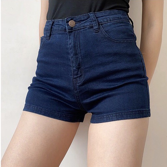Quần Short Jean Nữ Bigsize, Lưng Cao Trên Rốn, Co Giãn, Size 56-85kg