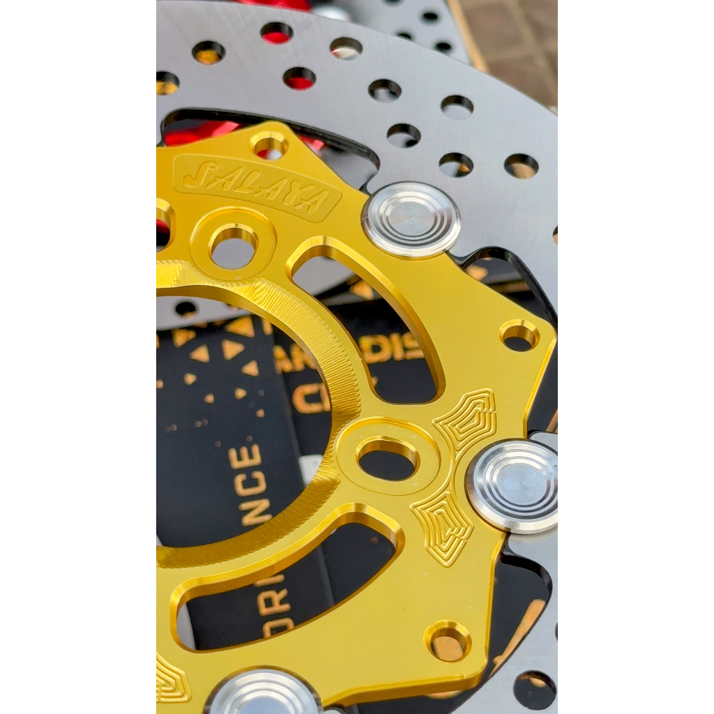 Đĩa thắng Salaya 220mm Lòng nhôm Khoen inox 304 Chính Hãng