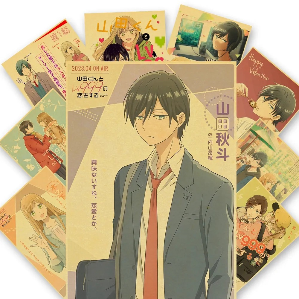 Anime My Love Story with Yamada-kun At Lv999 Poster Cổ Điển Kraft In Vintage Phòng Thanh Cafe Trang Trí  Ms: 605