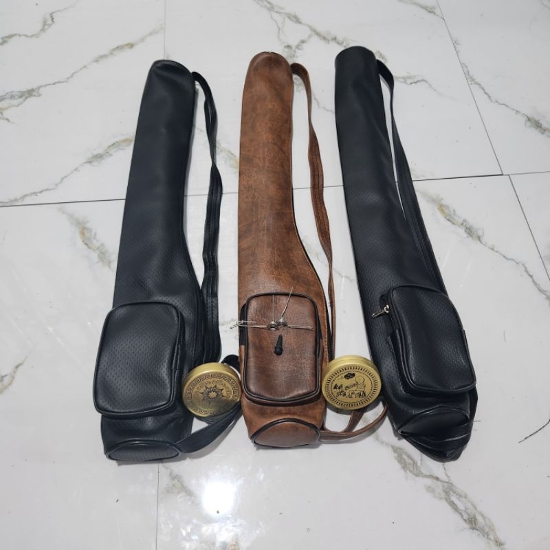 Bao da đẹp 50cm đựng điêu Không chân. tặng bịt nõ nhấc tàn