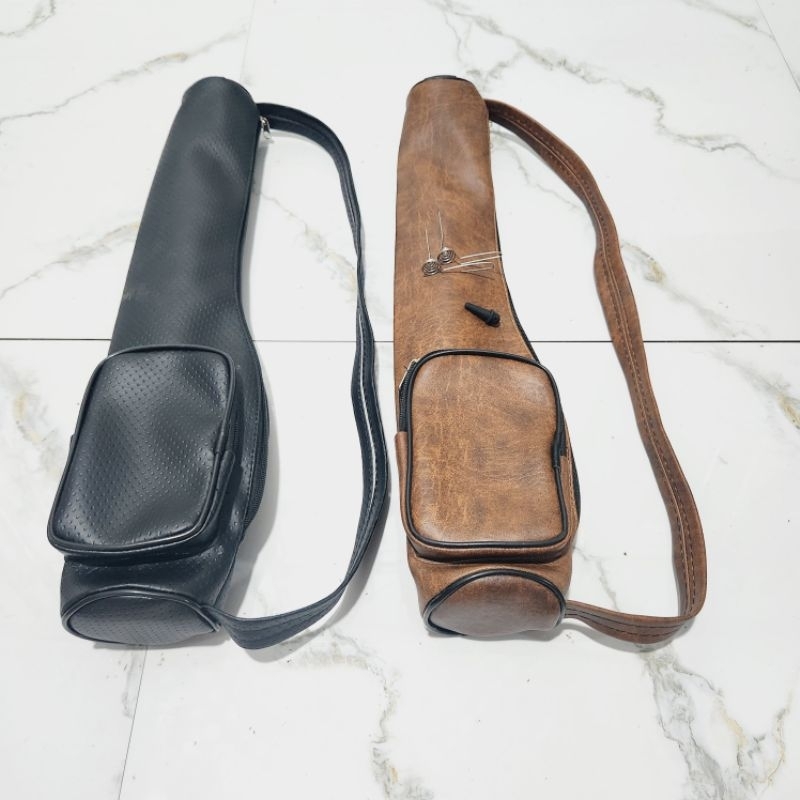 Bao da đẹp 50cm đựng điêu Không chân. tặng bịt nõ nhấc tàn