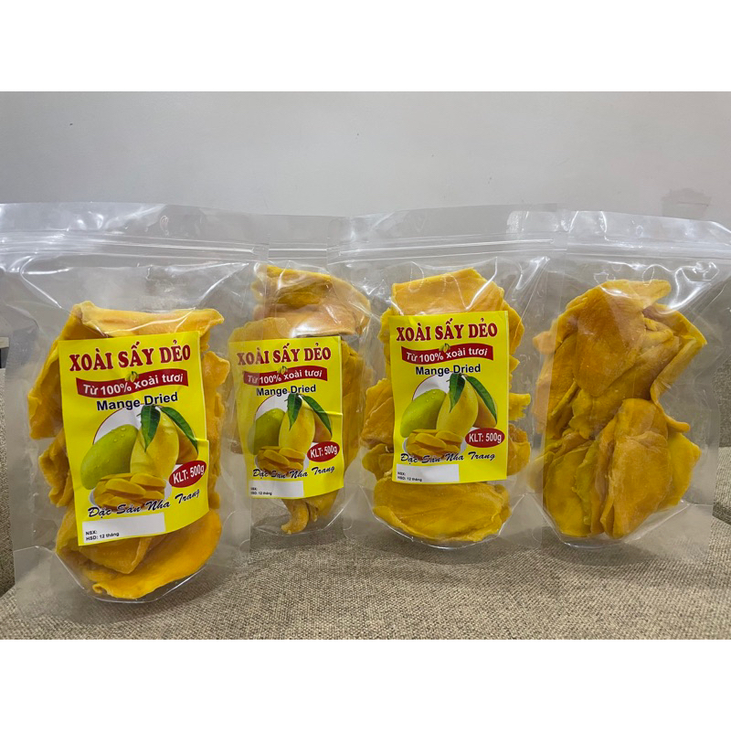 1kg xoài sấy dẻo đà lạt