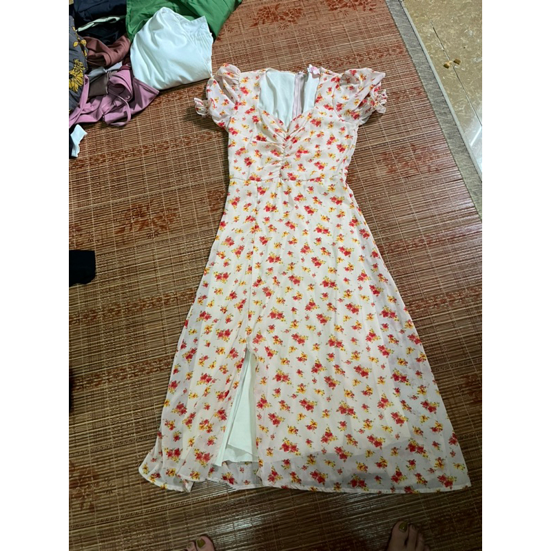 Váy voan hoa, thô , tơ đi chơi đi làm thanh lý