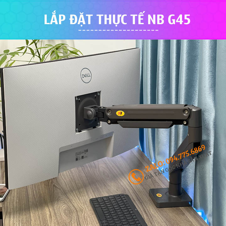 Giá Treo Màn Hình NB G45 22" - 40" / Giá Treo - Tay Arm Đỡ Màn Hình Máy Tính G45