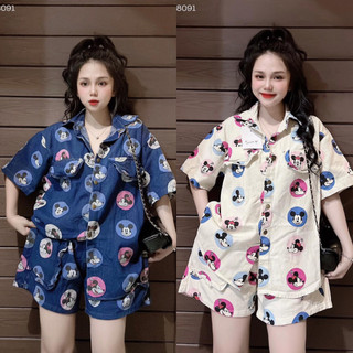 SET ÁO SƠ MI JEANS KÈM SHORT (KÈM VIDEO HÌNH THẬT)
