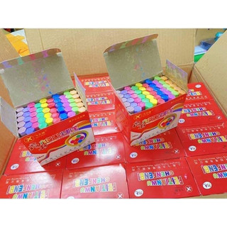 Phấn lục giác màu, phấn trắng hộp 50 viên