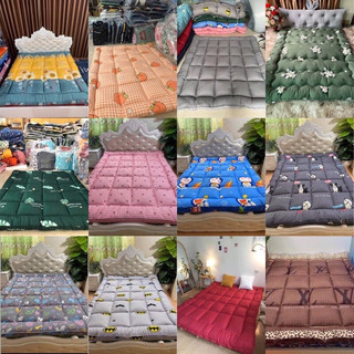 Nệm topper, đệm topper tấm làm mềm đệm cotton hàn quốc mềm mại, êm ái đủ kích thước