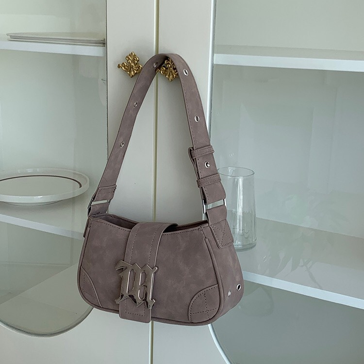 Túi xách nữ đeo vai chất liệu da lộn phong cách thời trang mã t97