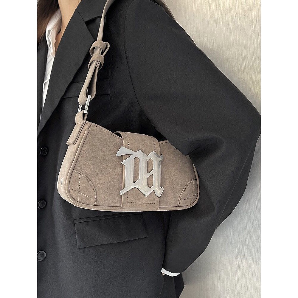 Túi xách nữ đeo vai chất liệu da lộn phong cách thời trang mã t97