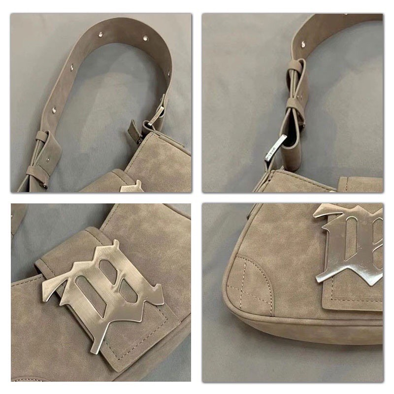 Túi xách nữ đeo vai chất liệu da lộn phong cách thời trang mã t97