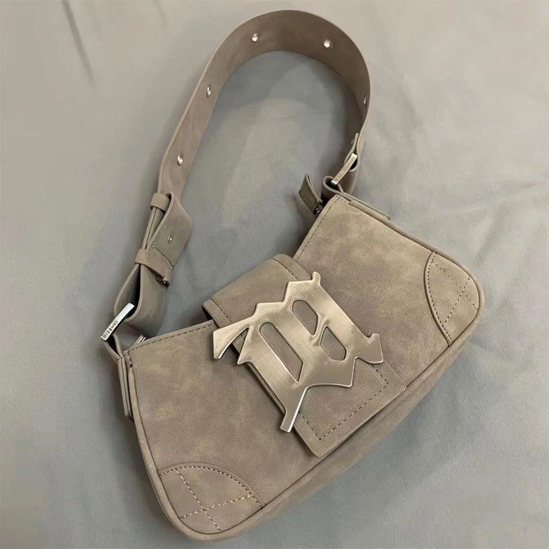 Túi xách nữ đeo vai chất liệu da lộn phong cách thời trang mã t97