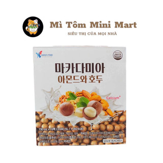 Sữa Hạt Maccadamia Hạnh Nhân Óc Chó Hàn Quốc mẫu mới thêm canxi