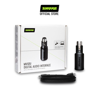 Audio Interface (Soundcard) Shure MVX2U 01 Kênh Micro Cổng USB-C - Hàng Chính Hãng