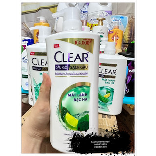 Dầu Gội Clear 880ml Bạc Hà