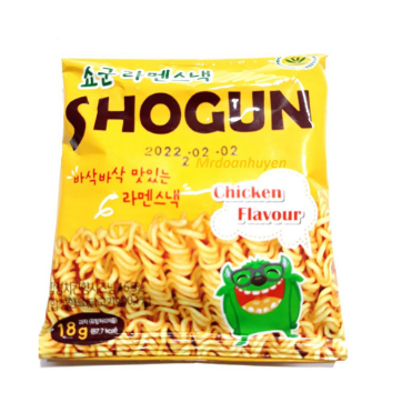 Snack Mì ăn Liền Shogun Hàn Quốc Gói 18g