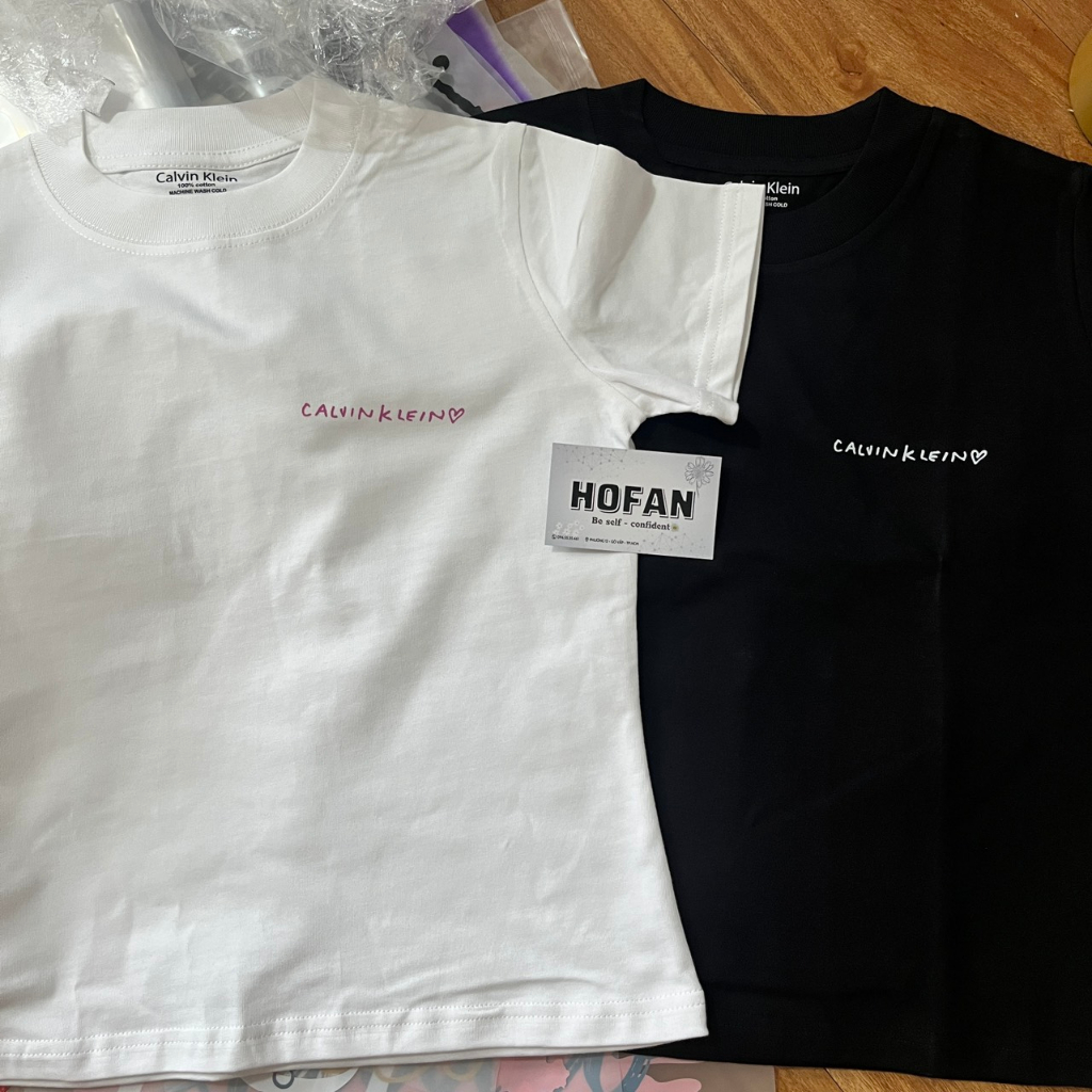 Áo thun baby tee CK JENNIE nữ áo thun baby tee tay ngắn 100% cotton 2c