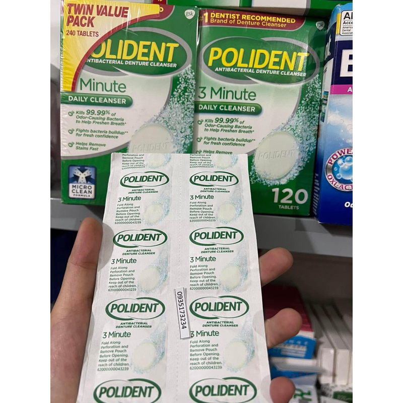 Viên ngâm hàm giả 1 viên