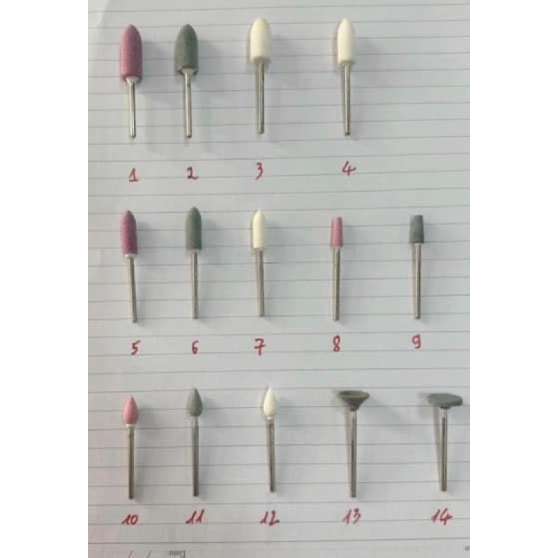 Đá mài đánh bóng mài chỉnh hàm tháo lắp hàm giả nha khoa