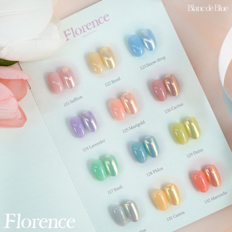 Sơn gel Blanc de Blue set Florence Hàn quốc 🇰🇷