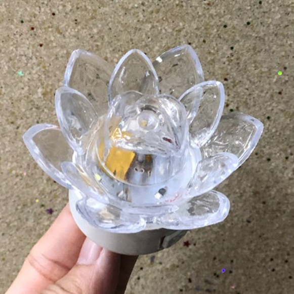 Đèn ngủ hình bông sen ánh sáng 7 màu