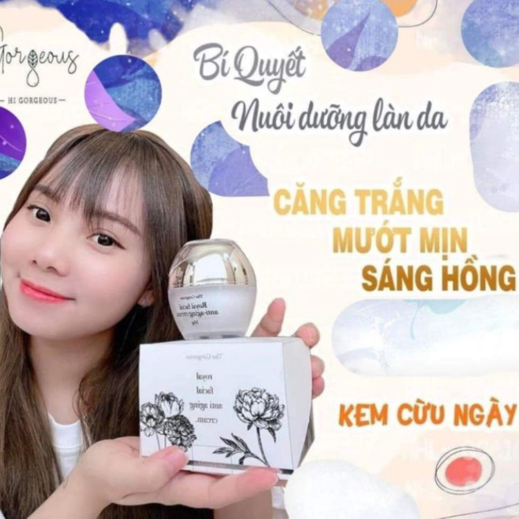 Kem cừu ngày đêm Múi Xù GORGEOUS dưỡng trắng da mặt tặng bộ đôi gội xả, kem dưỡng ẩm da mặt nâng tone mờ nám 50gr