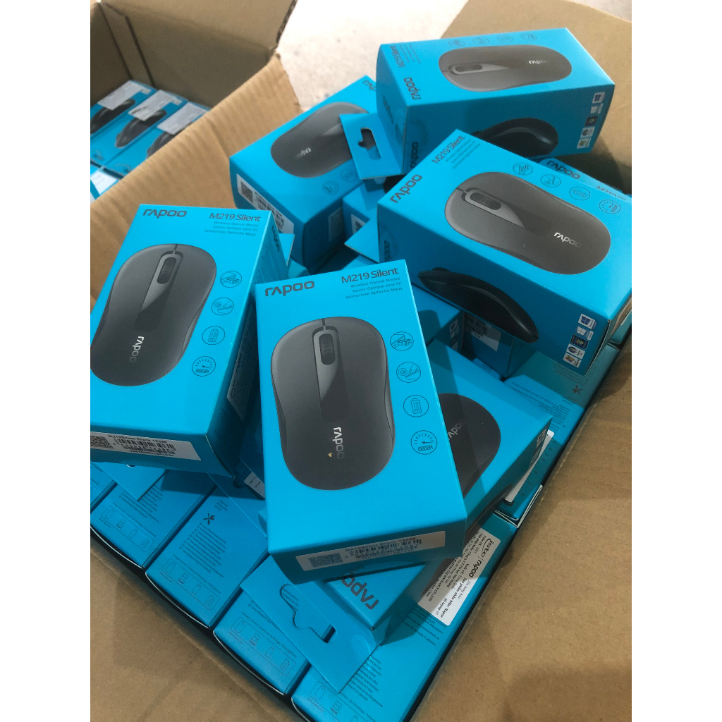 Đẳng cấp Chuột Không Dây Rapoo M219 Silent/Bluetooth Đen  chính hãng
