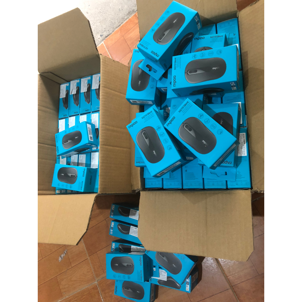 Đẳng cấp Chuột Không Dây Rapoo M219 Silent/Bluetooth Đen  chính hãng