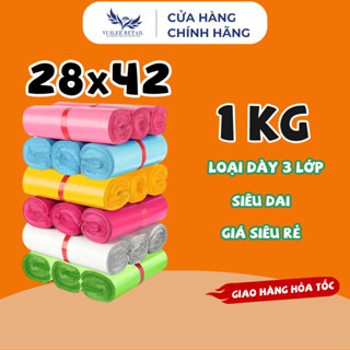 1Kg - Túi Gói Hàng Niêm Phong 28x42 Loại Dày 3 Lớp Dai Hơn Chống Nước VUILEE RETAIL
