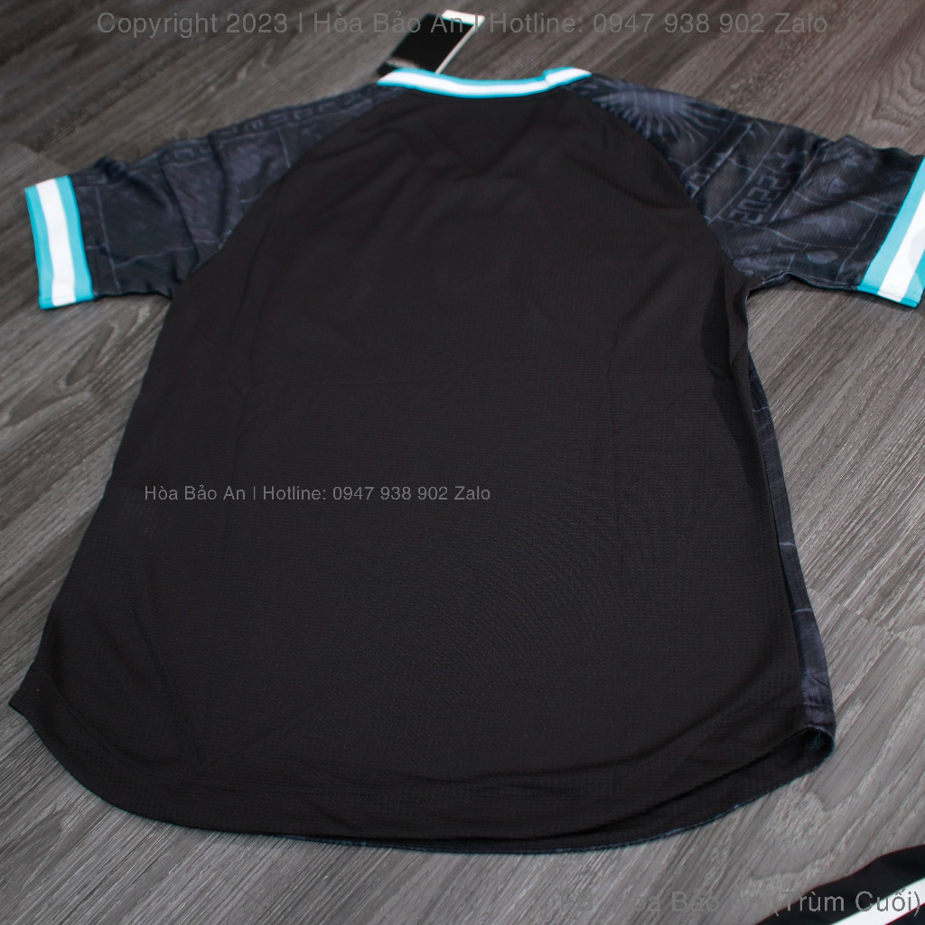 Bộ Quần Áo bóng Đá Tuyển Argentina 23/24 màu Xanh Than - Vải Thái Chuẩn Áo Thi Đấu