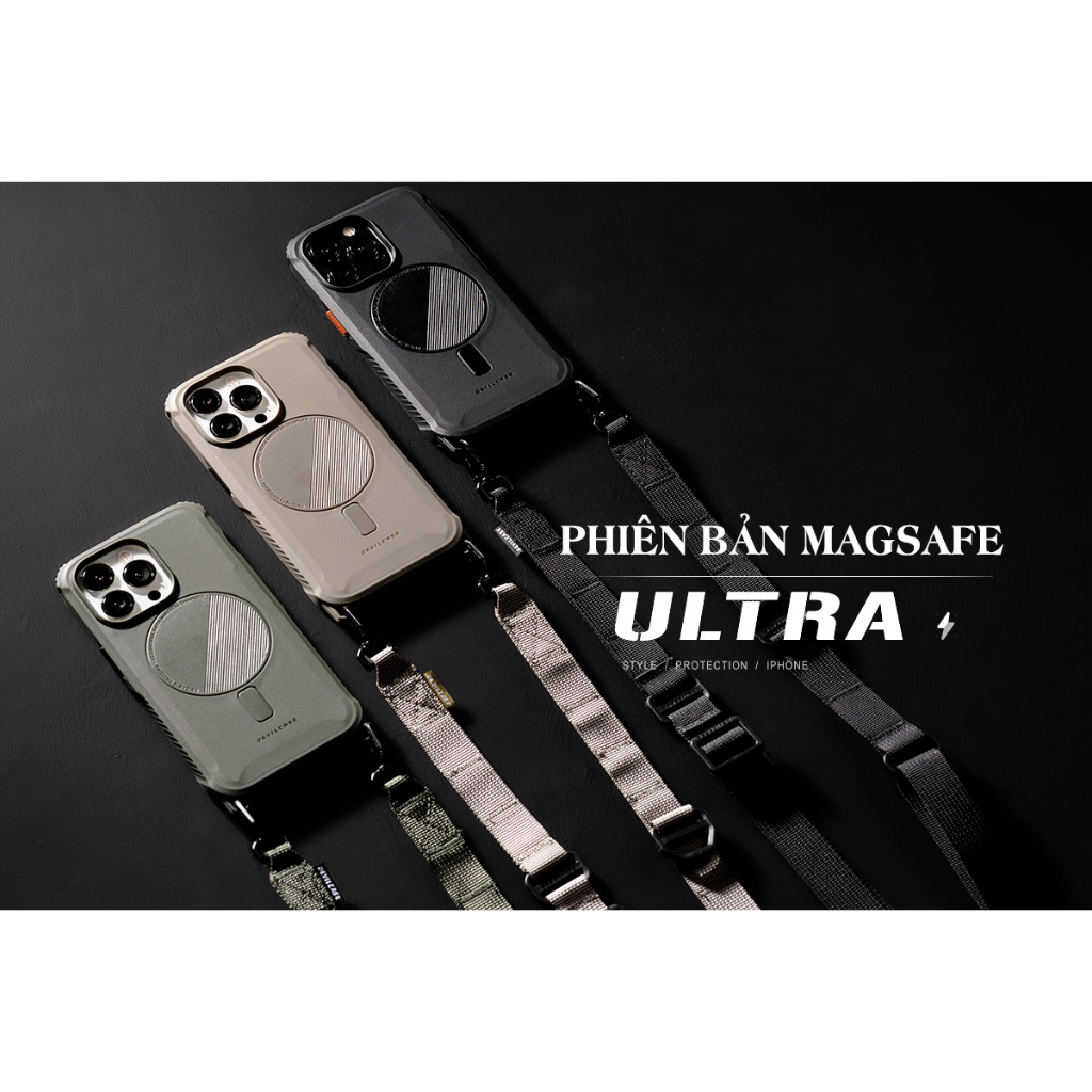 Ốp điện thoại DEVILCASE Phiên Bản Ultra Mag'safe dành cho lphone14/14P/14PM - Chính hãng cao cấp