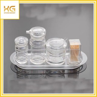 Hủ rắc tiêu, lọ đựng muối tiêu bằng nhựa trong  4.5cm*8cm