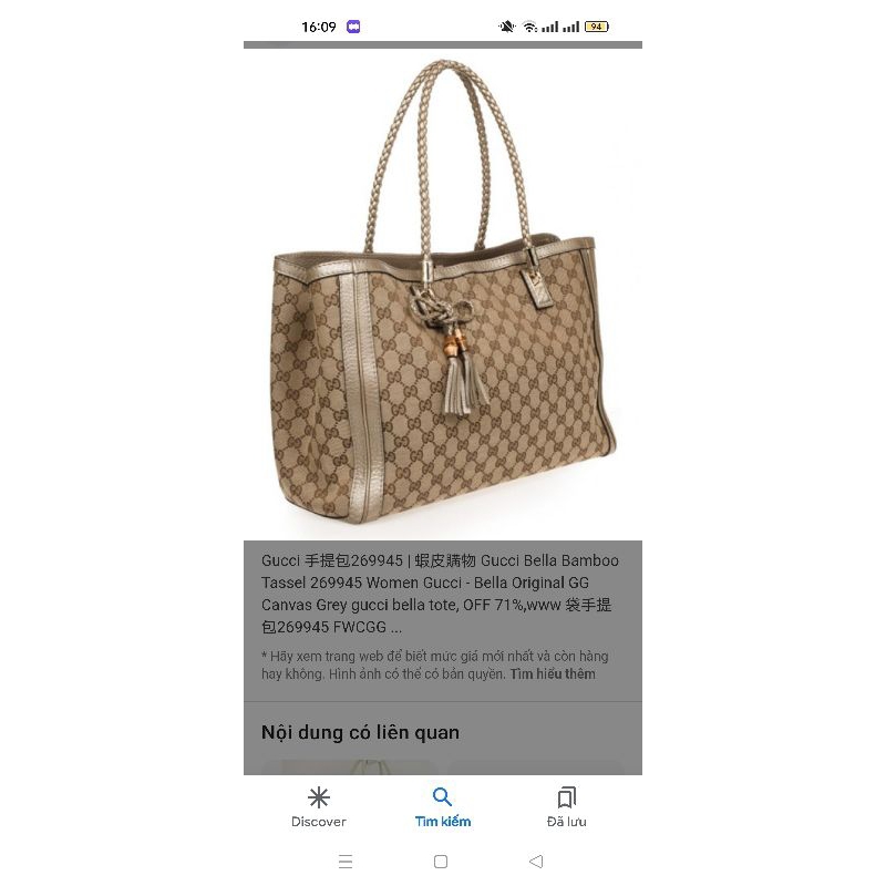 Túi xách si hiệu Gucci