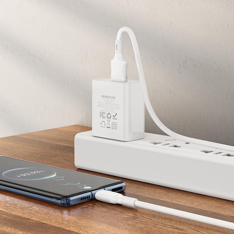 Củ sạc chính hãng BOROFONE Bộ sạc tiêu chuẩn dùng cho iphone ip samsung xiaomi ...